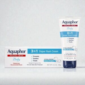 Aquaphor - Baby Diaper Rash Cream (3.5 oz) - Zinc Oxide